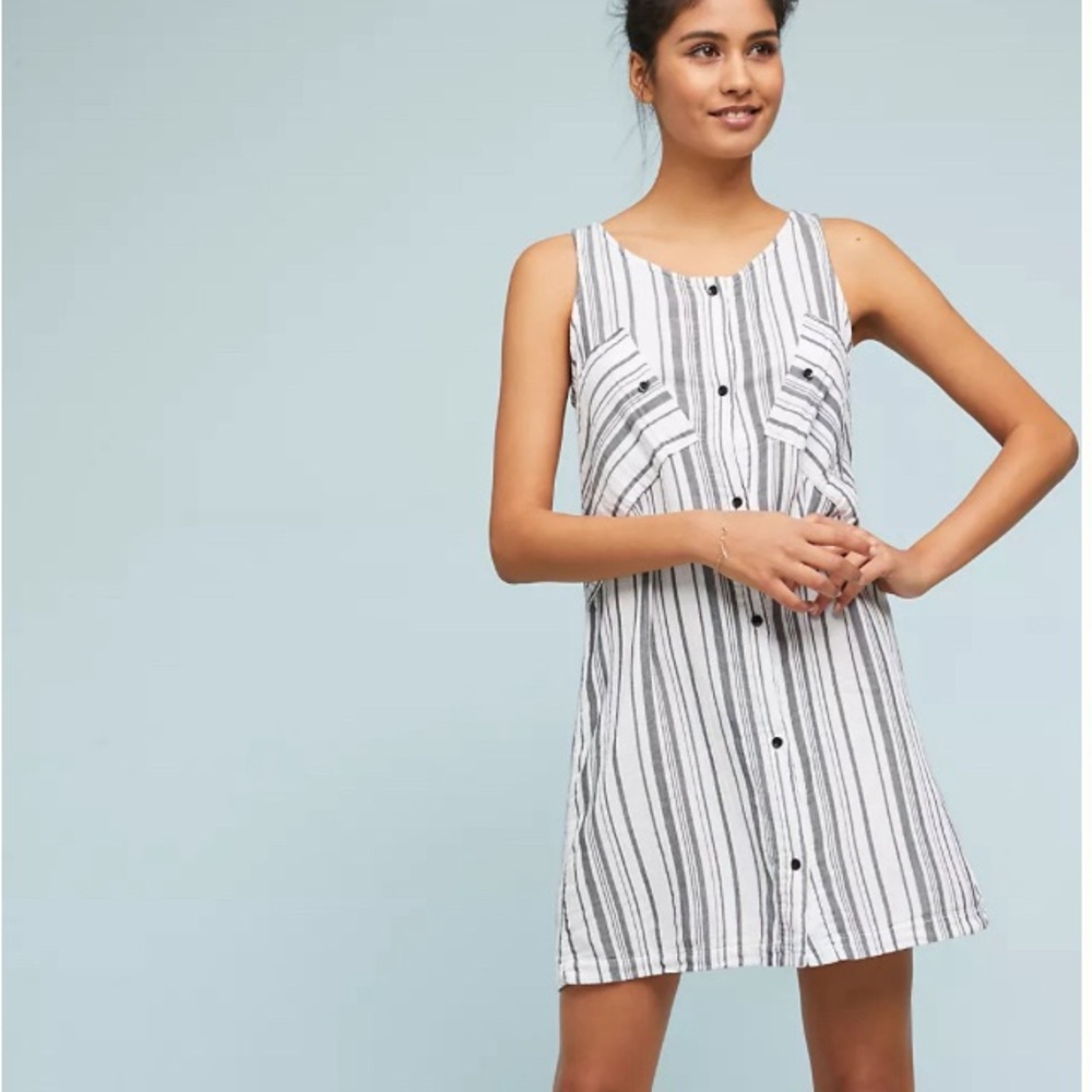 Prairie Under Ground (Anthropologie) striped dress. Size large